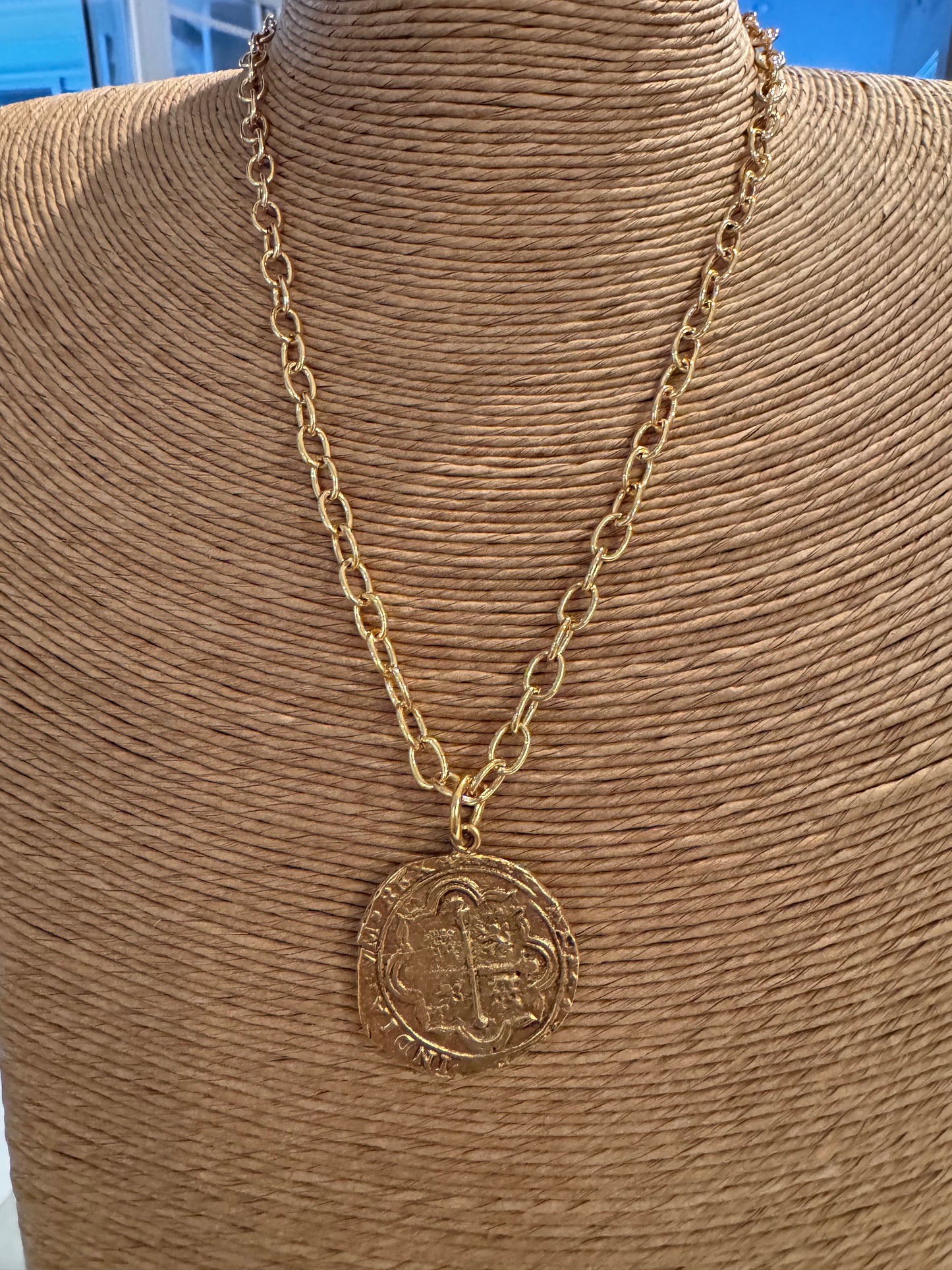 updated coin Necklace-Large