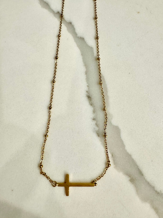 Heavenly Cross Necklace