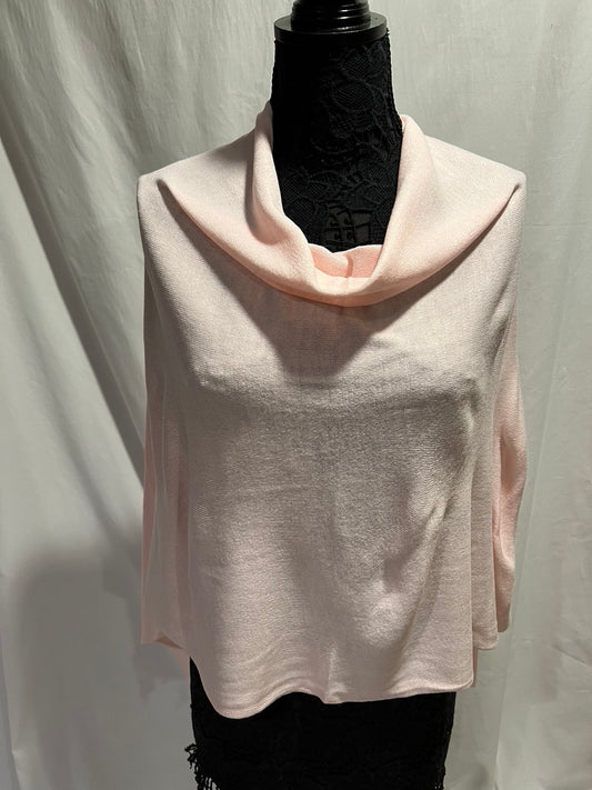 light weight poncho- light pink
