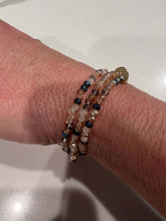 wrap crystal beaded bracelets