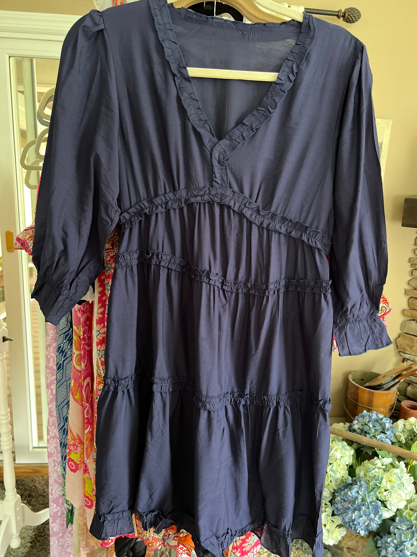 Light weight dress- Navy