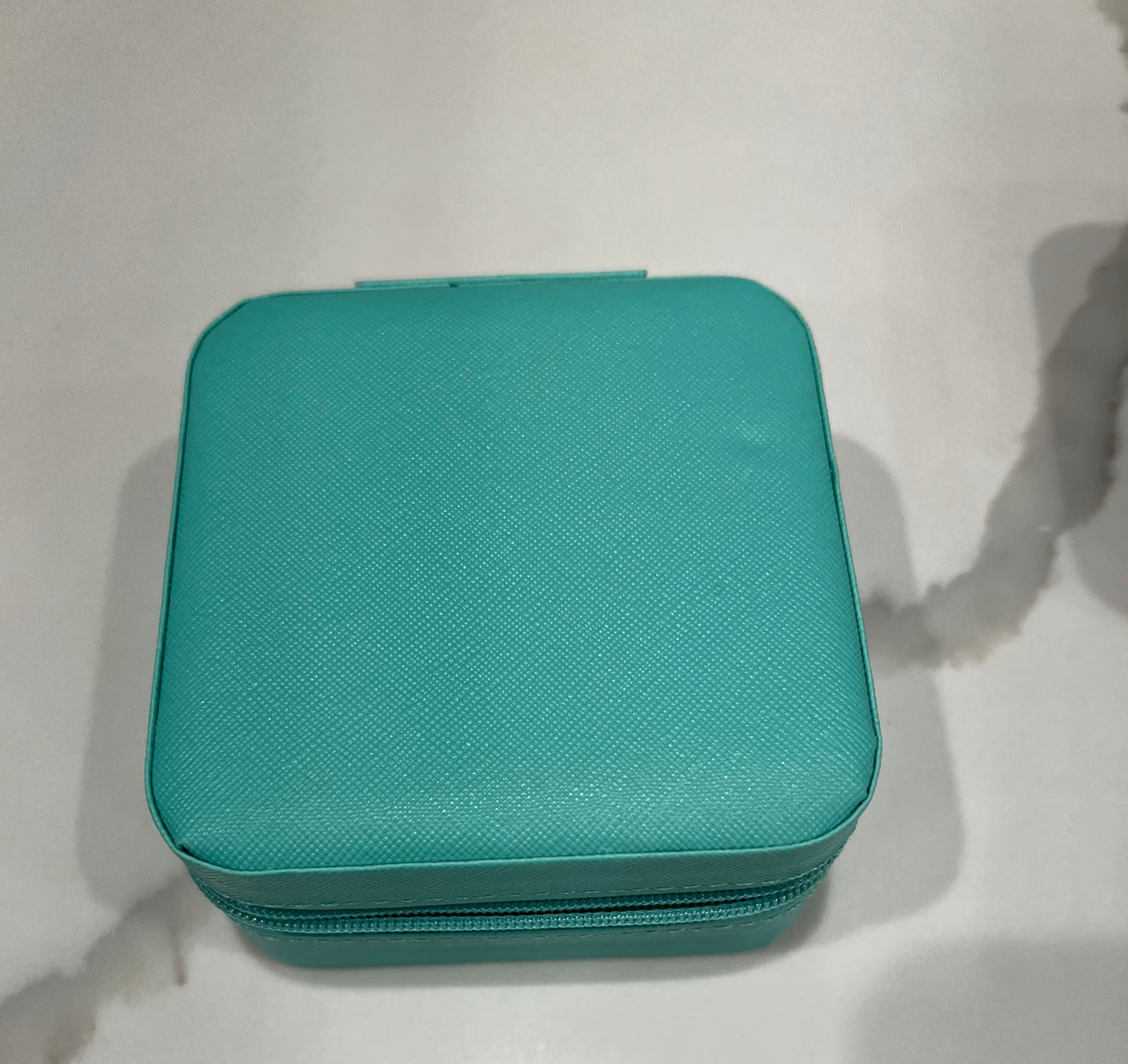 Travel Jewelry Case-Black, Tiffany Blue